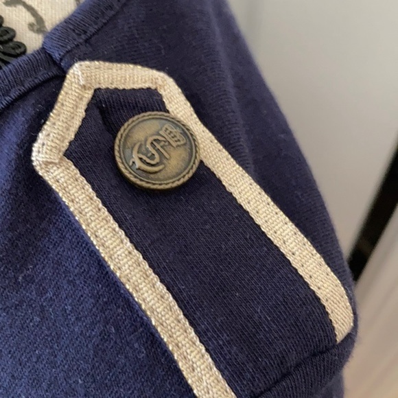 Boden Maritime Detail Navy Jersey Top 6 - Picture 9 of 11